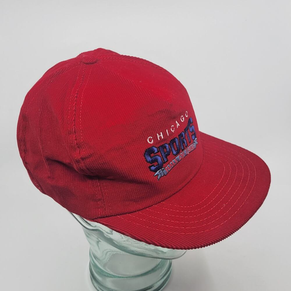 Vintage Chicago Sports Hall of Fame Velvet Velour Hat Cap One size fits all